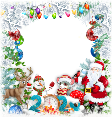 Новый год макет календаря