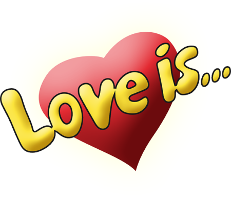 Love is надпись