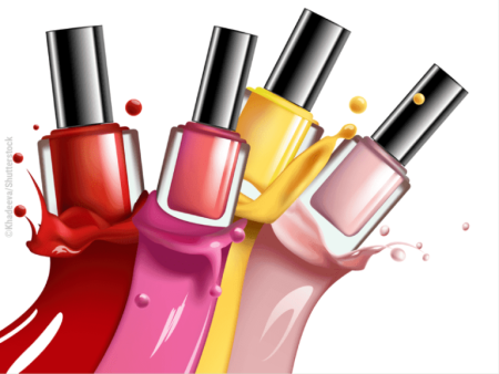 Лак для ногтей без фона