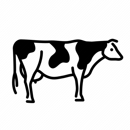 Корова силуэт