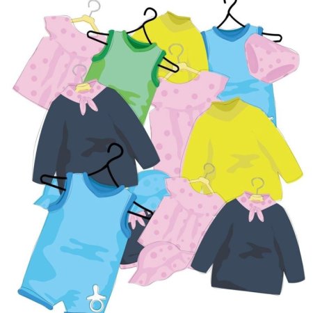 Клипарт одежда для детей (42 фото)