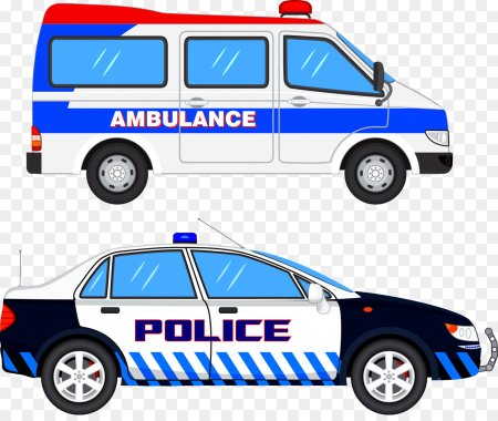 Police car вектор