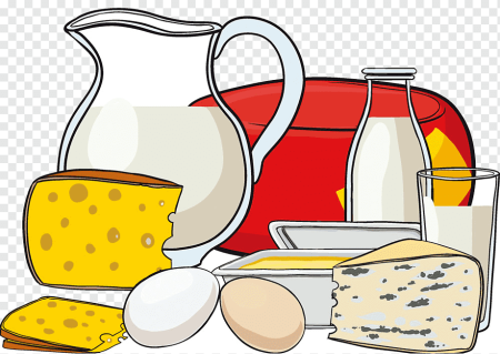 Молочные продукты клипарт