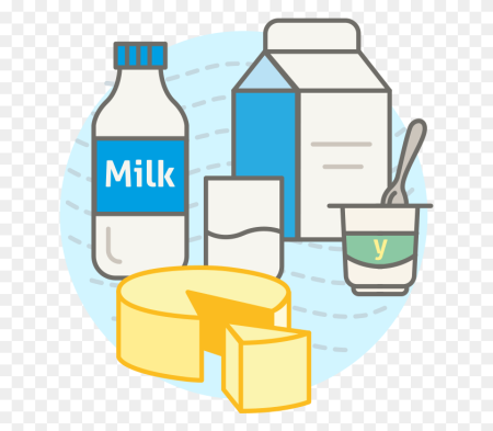 Иконки молочной продукции