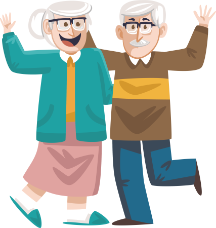 Мультяшные пенсионеры