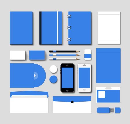 Mock-up фирменного стиля для фотошопа