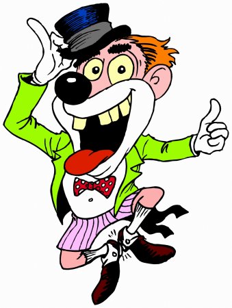 Клоун карикатура