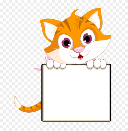 Рамка с кошками для текста