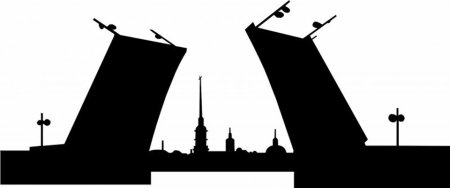 Силуэты Санкт-Петербурга Петропавловская крепость
