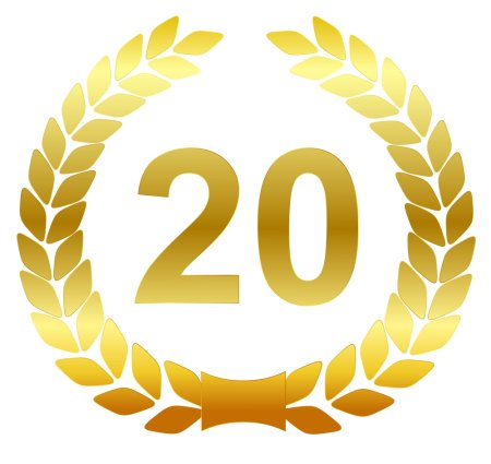 35 Цифра красивая на прозрачном фоне