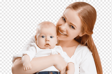 Женщина с ребенком на руках