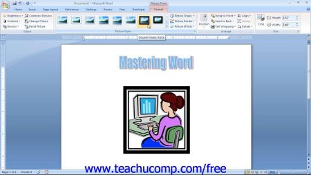 Библиотека Clipart в Ворде