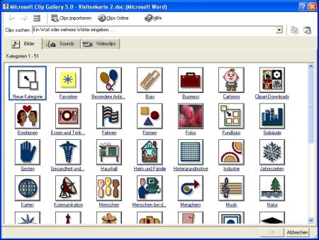 Clipart в Ворде