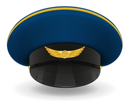 Маска фуражка пилота