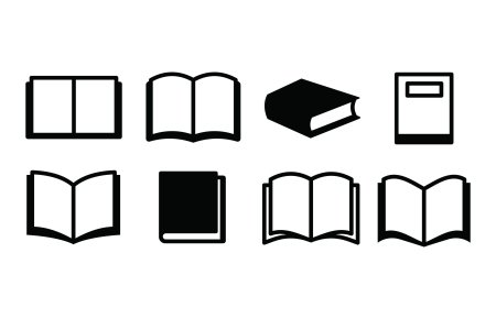 Векторный значок книги