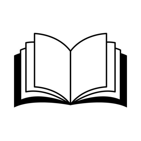Стилизованная открытая книга