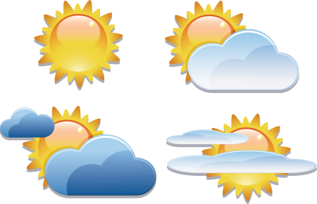 Погодные пиктограммы для детей