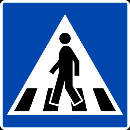 Знак пешеходный переход