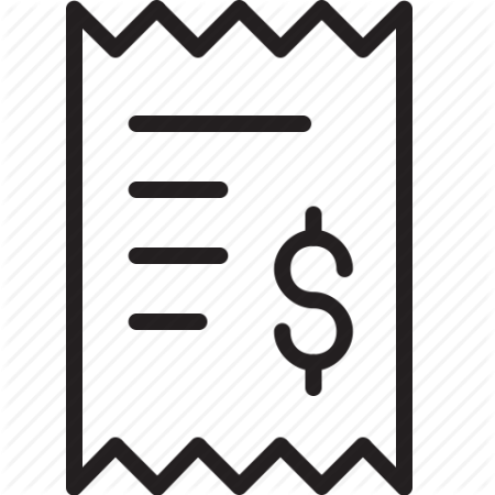Чек иллюстрация