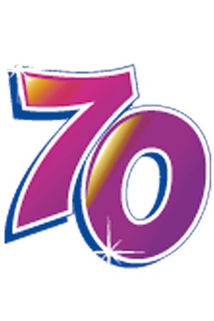 Красивая цифра 70