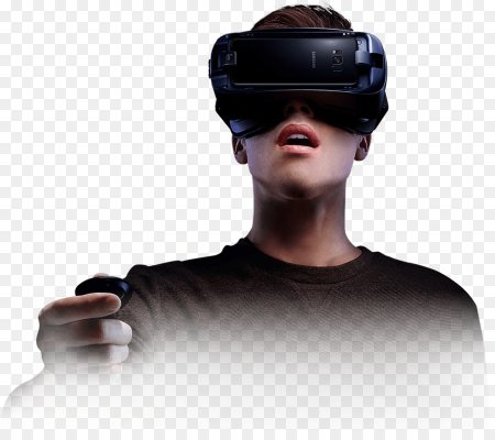 Человек в VR очках