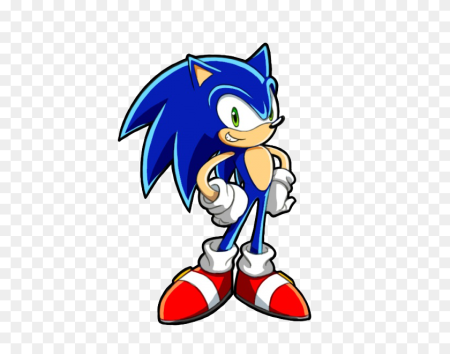 Sonic на белом фоне