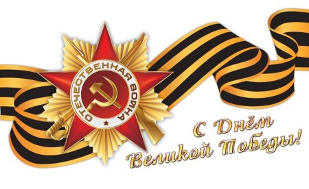 Георгиевская лента с гвоздикой
