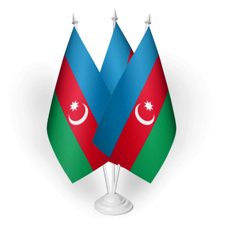 Флаг Азербайджана лента