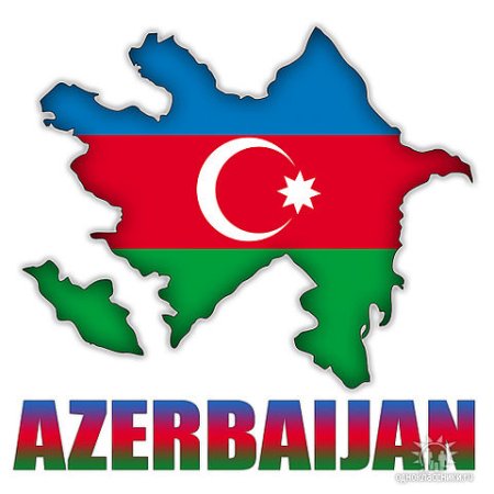 Флаг Азербайджана лого
