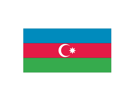 Карта Азербайджана вектор