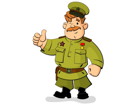 Военный мультяшка