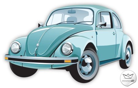 VW Beetle вектор