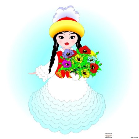 Казахский национальный костюм для девочки