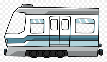 Поезд метро клипарт