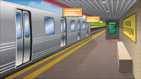 Метро cartoon