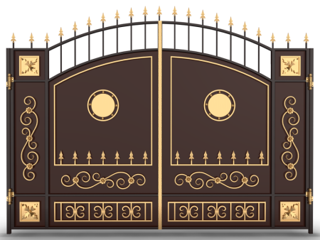 Ворота с греческим орнаментом