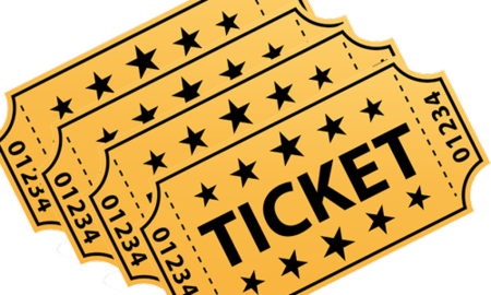Ticket на прозрачном фоне