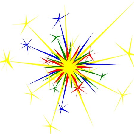 Фейерверк звездочки