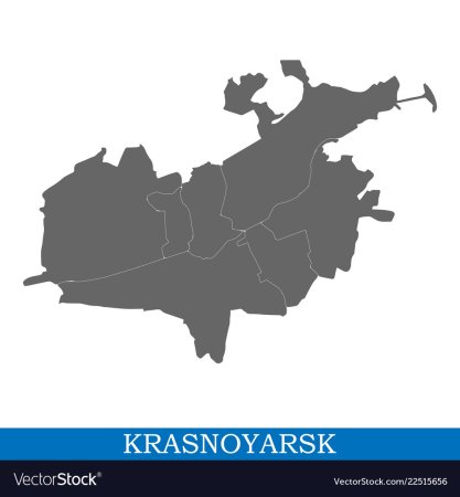 Город прозрачный контур