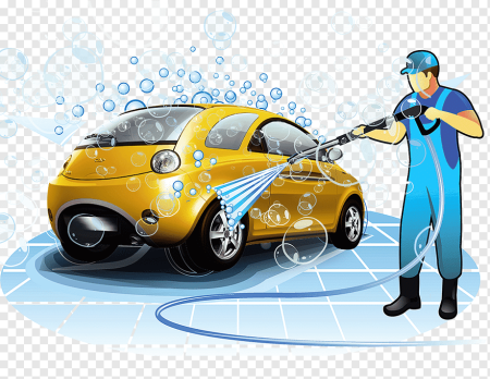 Рисунок мойки автомобиля