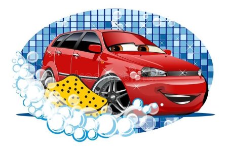 Автомойщик вектор