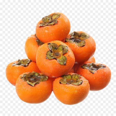 Хурма на прозрачном фоне