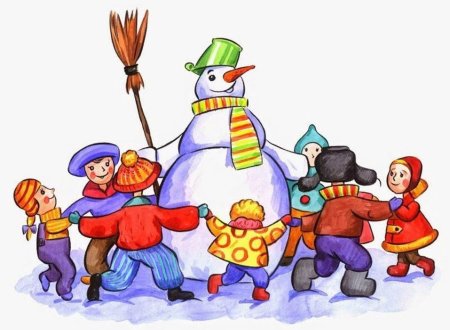 Зимний хоровод для детей