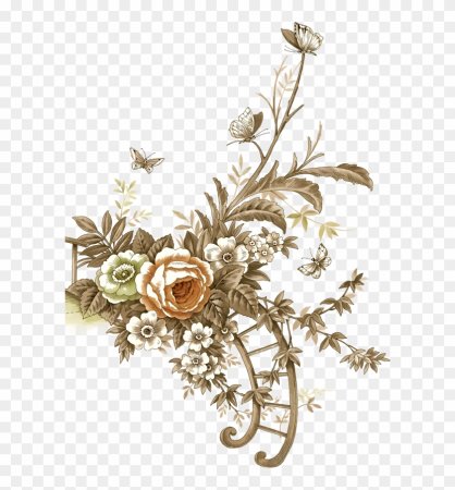 Винтажный цветок