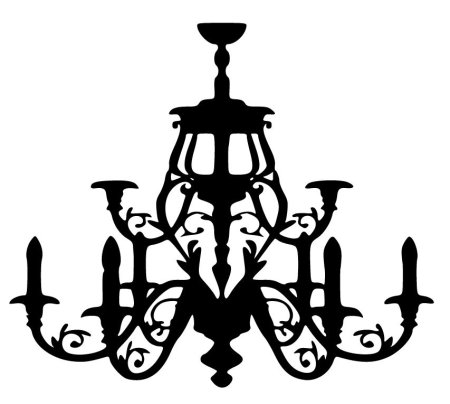 Люстра силуэт