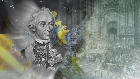 Суворов Александр Васильевич портрет с подписью