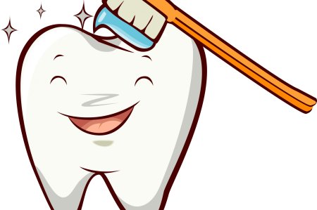 Зуб для детей на прозрачном фоне