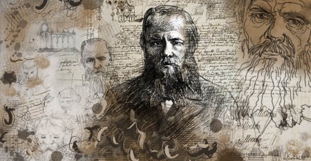 Фёдор Михайлович Достоевский коллаж