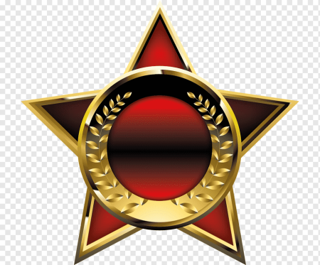 Военная медаль на прозрачном фоне