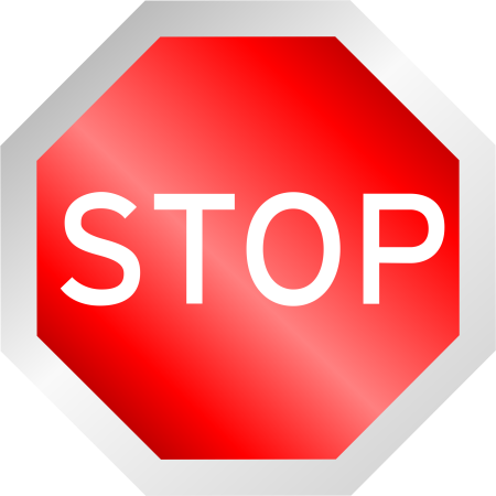 Значок stop